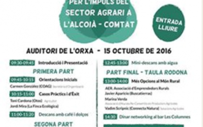 2ª Jornada por el Impulso del Sector Agrario en el Alcoià i el Comptat