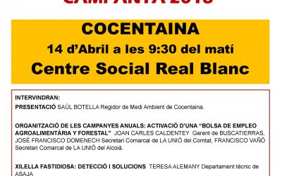 1er ENCUENTRO DE PRODUCTORES AGROALIMENTARIOS DE LAS COMARCAS ALCOIÀ I EL COMTAT (ALICANTE)